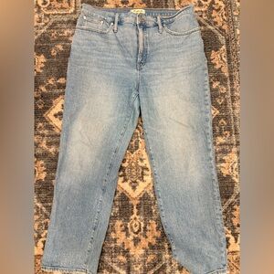 Madewell Light Blue Straight Leg Jeans